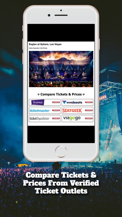 Deets Seats - Event Tickets iPhone screenshot 2 - Entertainment app