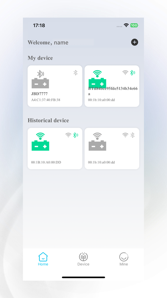 #2. JBD BMS (iOS) Podle: 广辉 刘