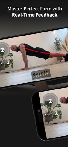 GOLDEN Push Up Pushup Tracker Screenshot 8 of 10