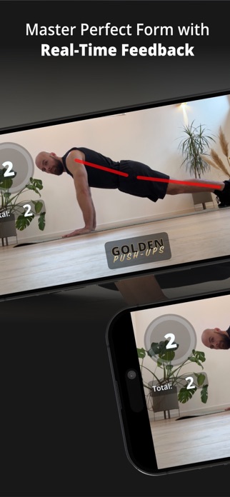 GOLDEN Push Up Pushup Tracker Screenshot 8 of 10