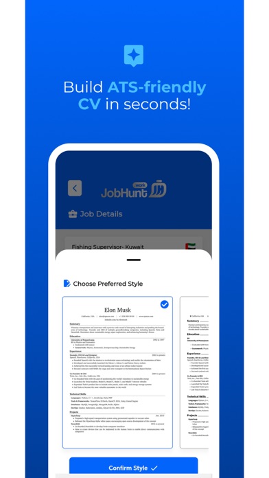 JobHunt - Job Search AI Agent iPhone screenshot 4 - Business app
