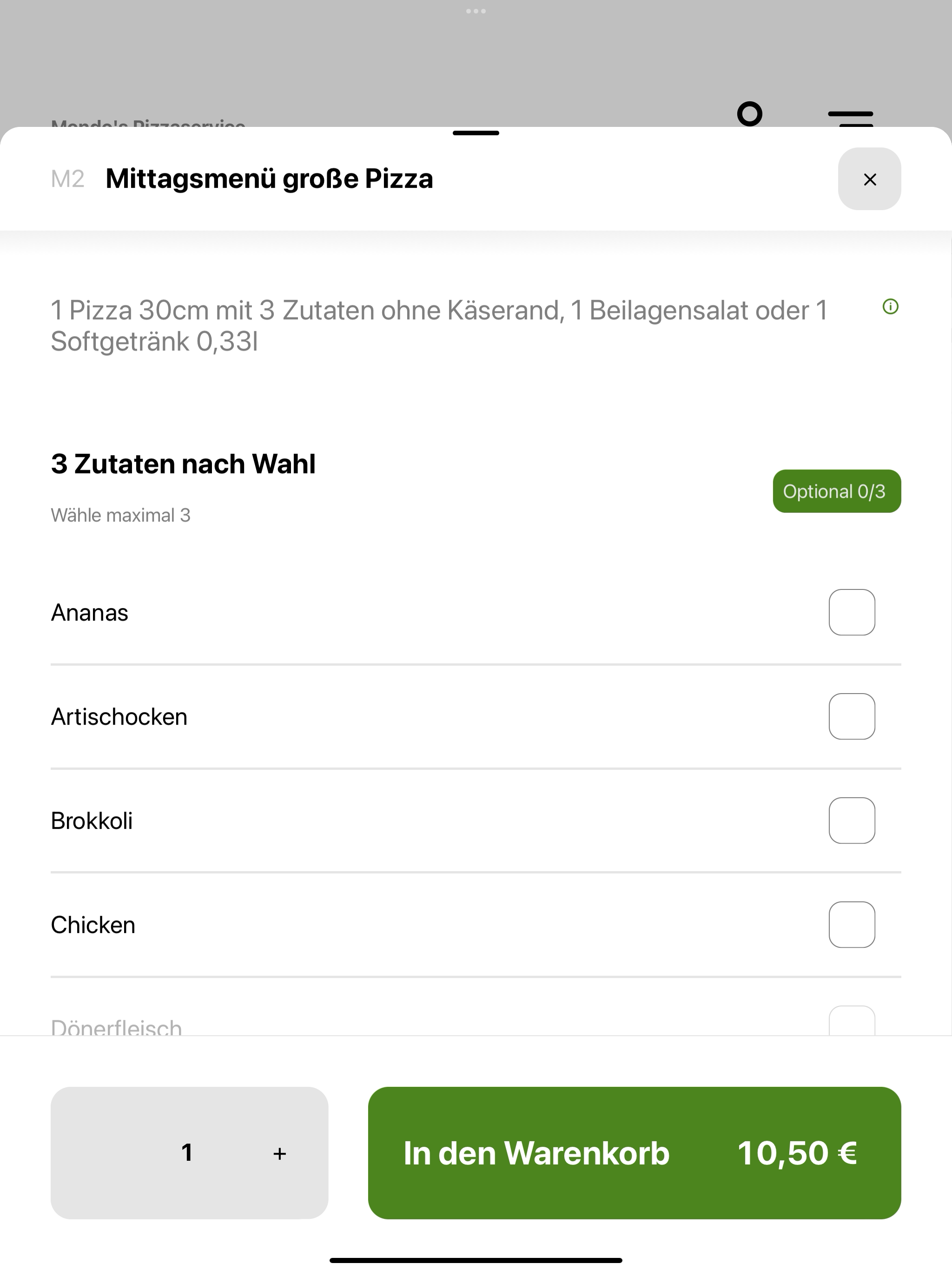 Mondo's Pizzaservice