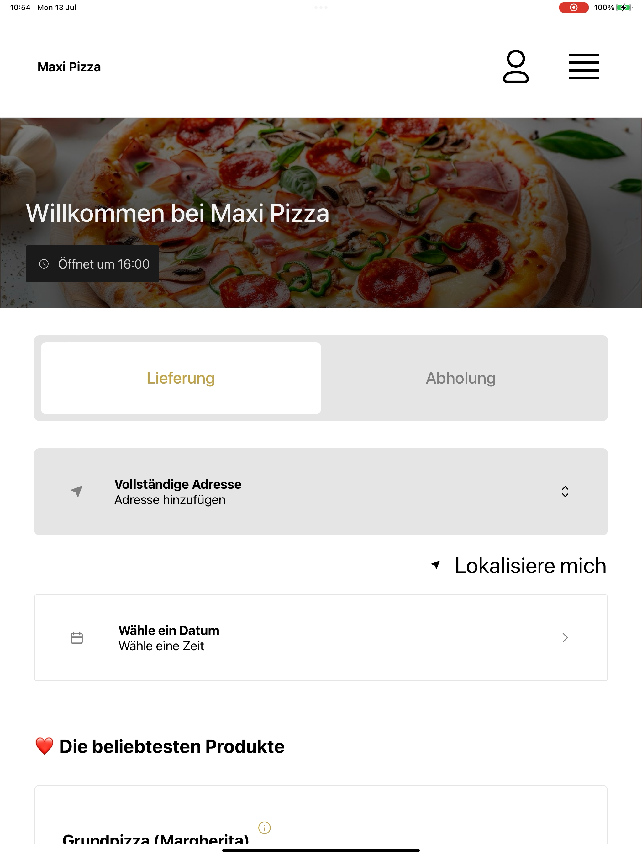 Maxi Pizza DE screenshot 14