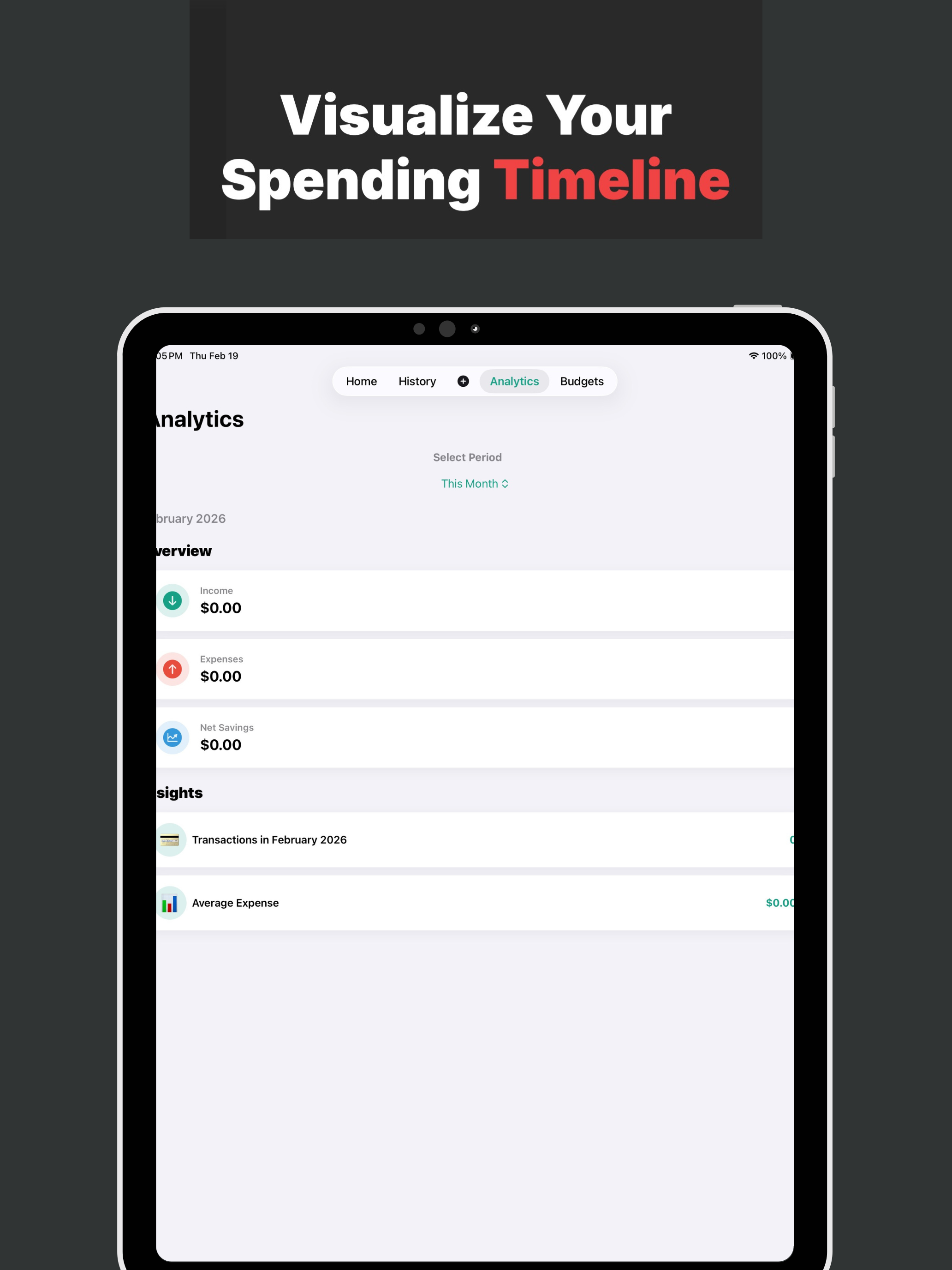 Pocketra: Budget & Expense Log