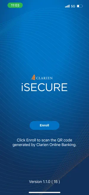 Clarien iSecure screenshot 1