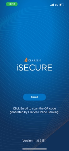 Clarien iSecure screenshot