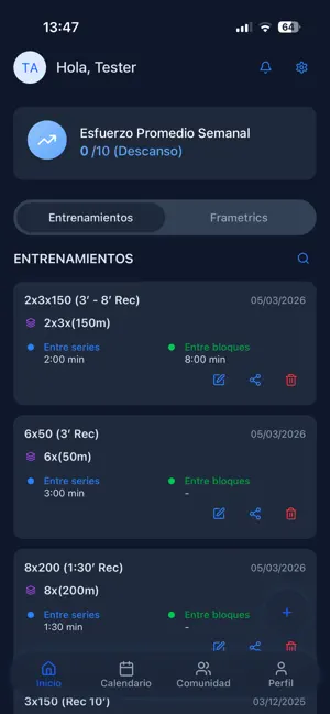 PaceLog screenshot 1