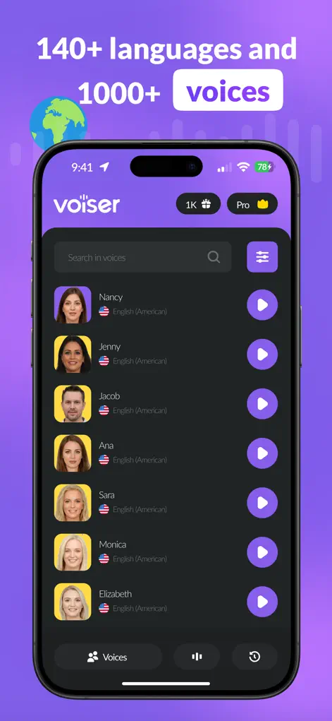 Voiser AI Text to Speech (TTS) - Utilities App | MWM