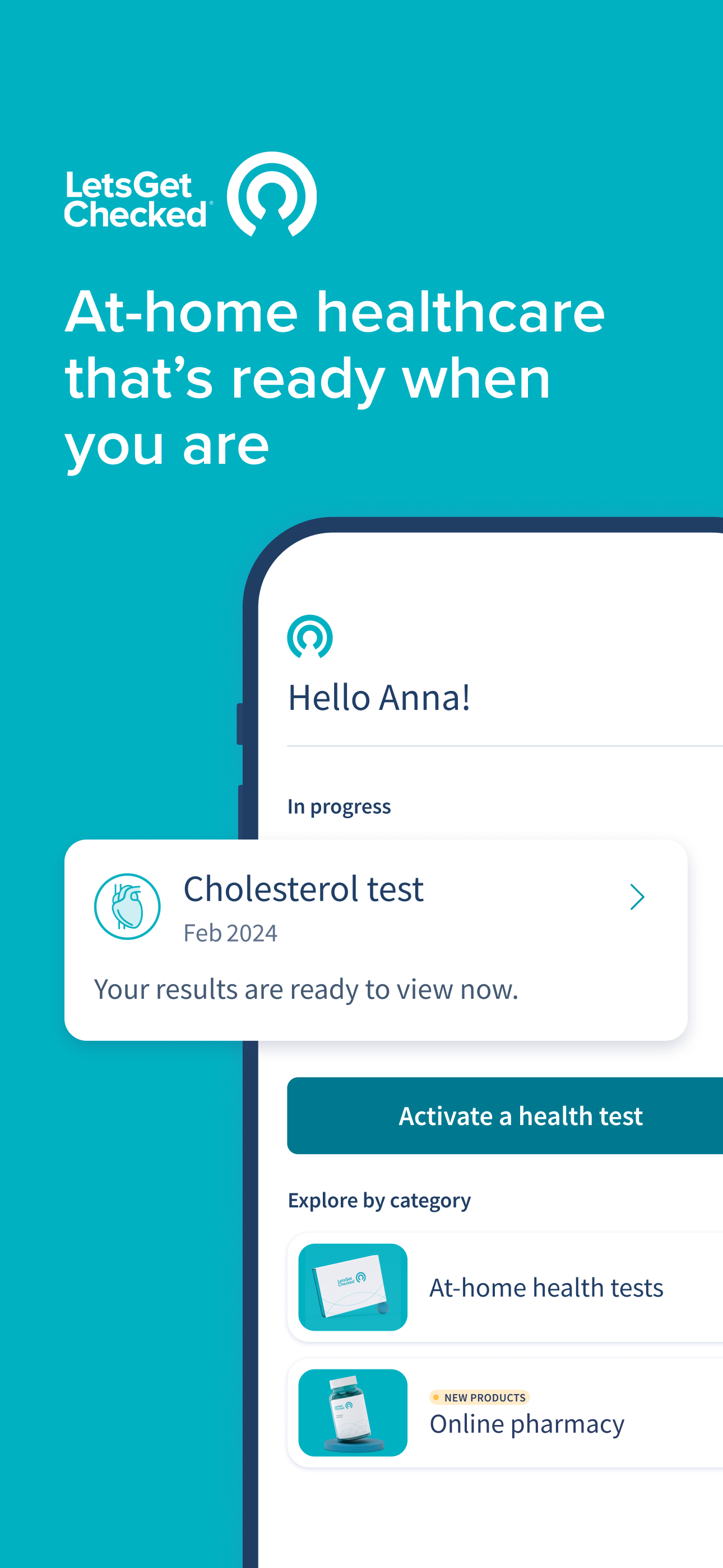 LetsGetChecked: Health Testing