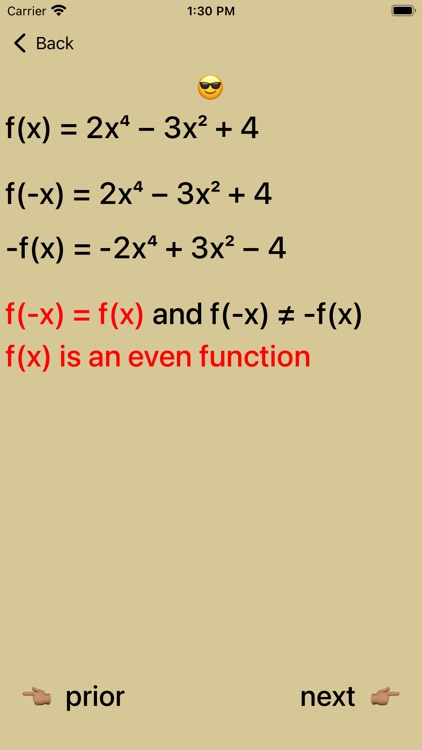 Even and Odd Polynomials screenshot-5