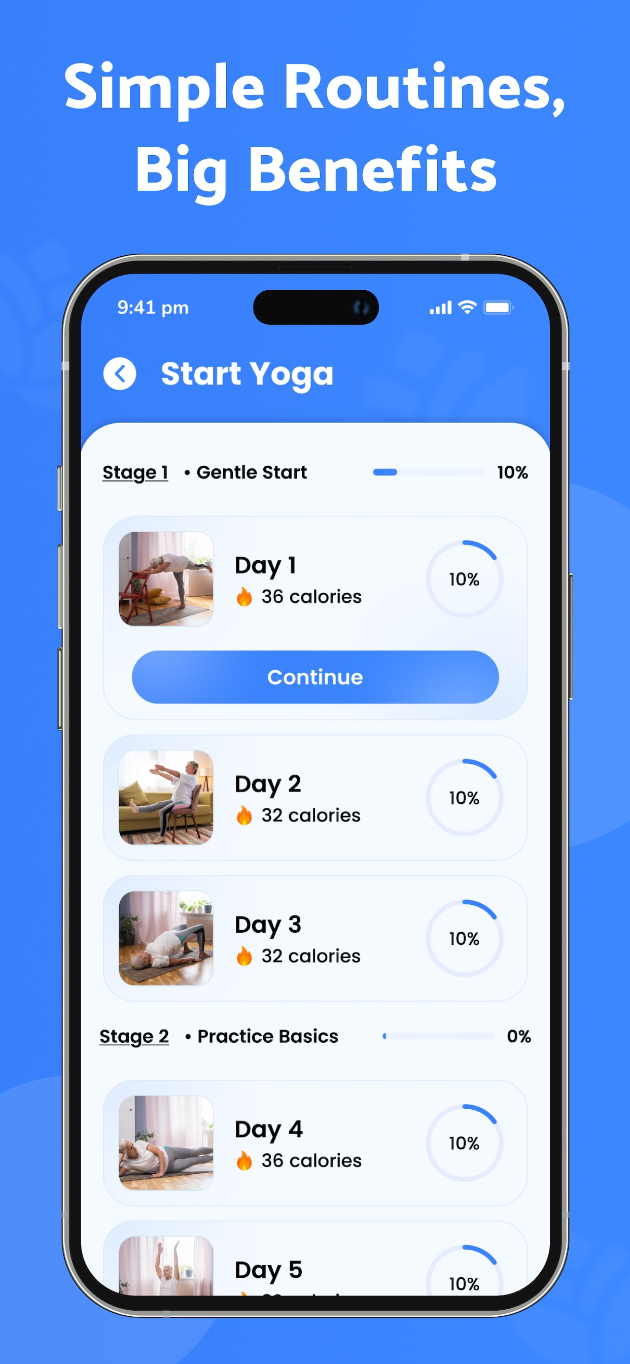 Chair Yoga for Seniors - YoFit screenshot 5
