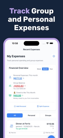 FairSplit: Settle Expenses screenshot