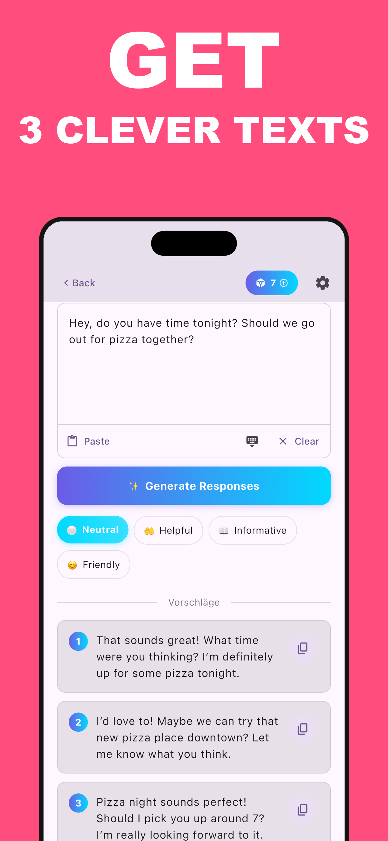Chat-Assistent – Rizz Coach screenshot 4
