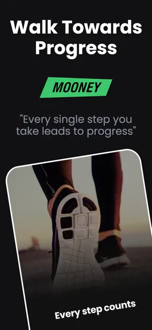 Mooney: Walk & Earn Rewards iPhone screenshot 1