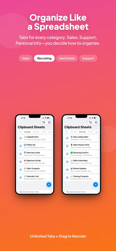 Clipboard Sheets screenshot 4
