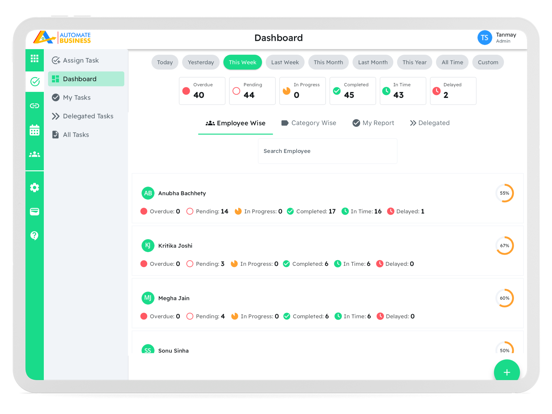 Screenshot #6 pour Automate Team