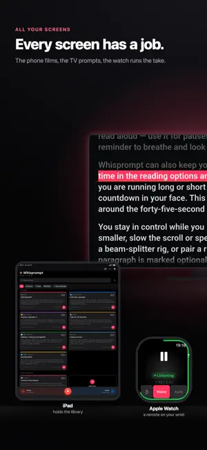 Whisprompt: Teleprompter screenshot 2