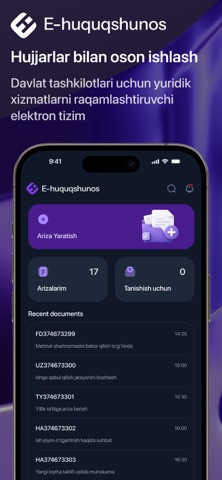 E-huquqshunos Screenshot 1 of 4