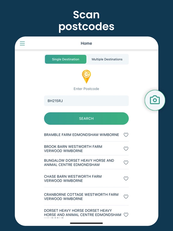 DelM8 UK Address Finder iPad screenshot 4 - Navigation app