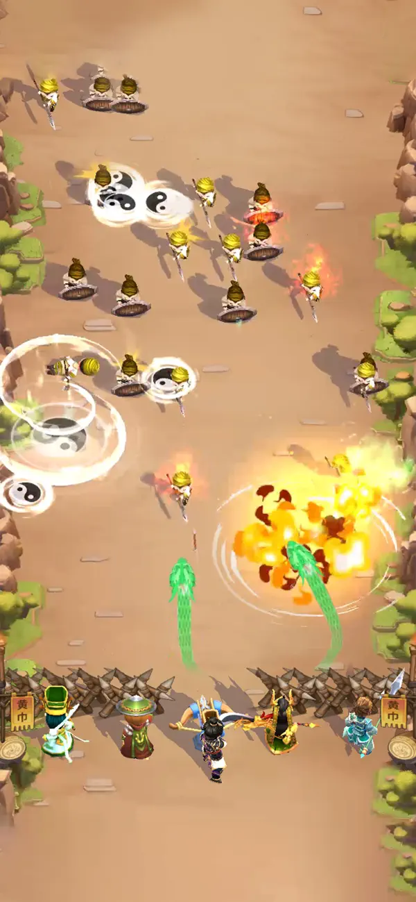 Samkok Heroes TD Dynasty Tower Defense iOS Mod IPA screenshot 2 - iOS game interface