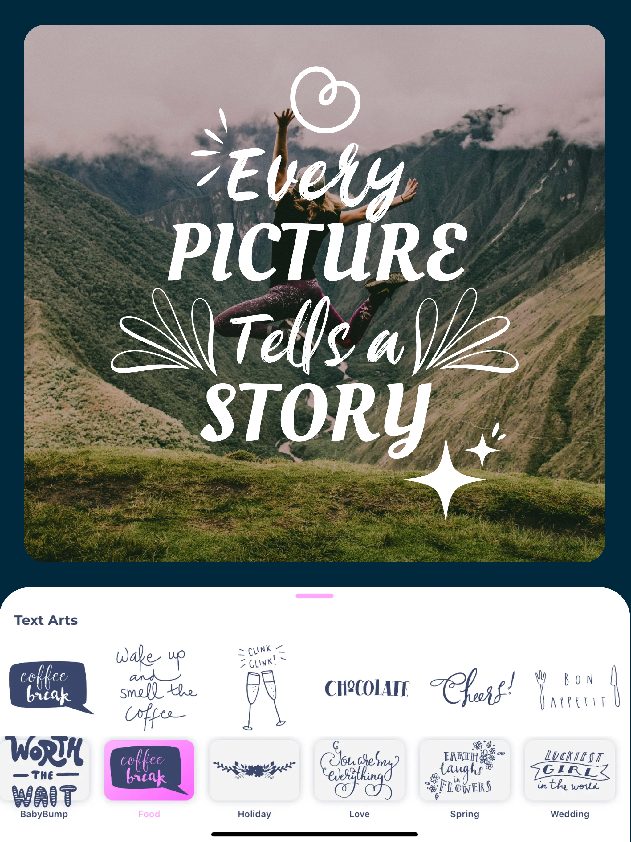 Add Text on photos