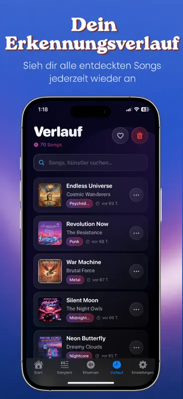 Musik erkennen & Lieder finden screenshot 6 of 6