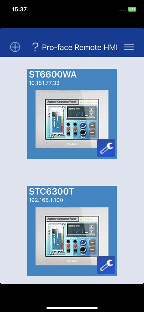 Pro-face Remote HMI - Productivity App | MWM