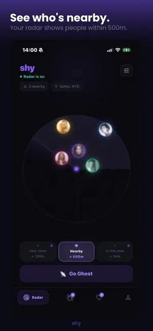 Shy - Meet People Nearby screenshot 1