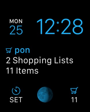pon - Smart Shopping List watch screenshot 1