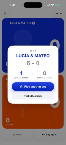 Scorra: Padel Scoreboard screenshot
