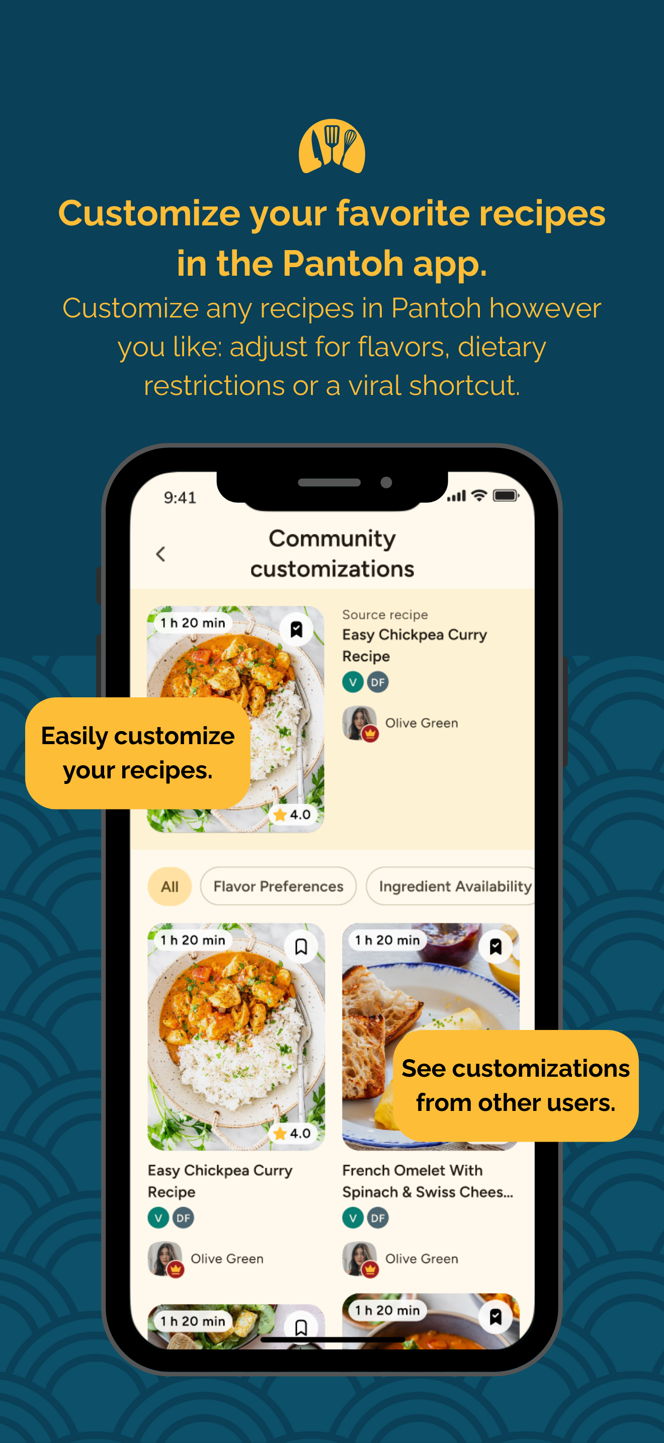 Pantoh: Your Recipes, Your Way