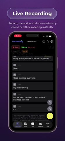 Conversely App screenshot