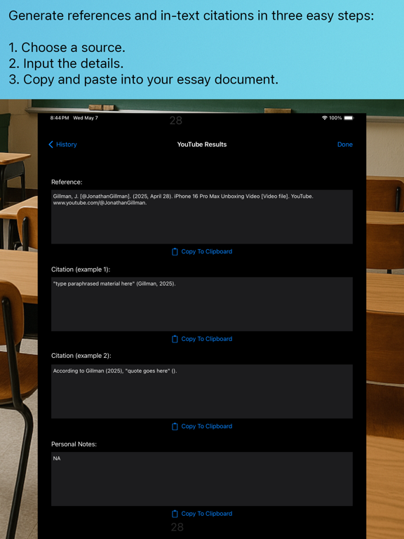 Screenshot #4 pour Citation Generator