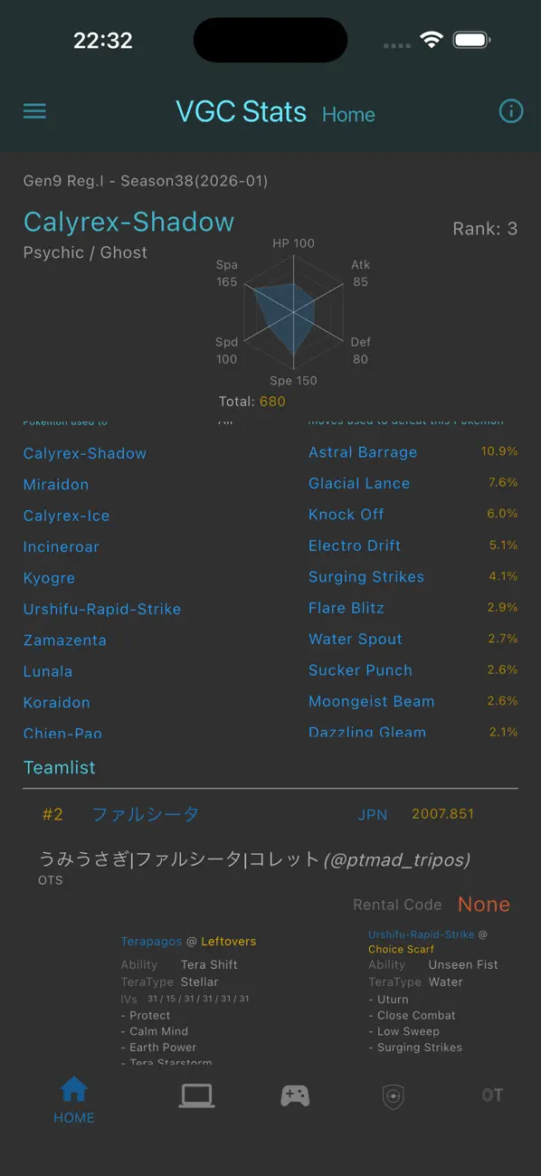 #4. VGC Stats (iOS) โดย: Feng Wang
