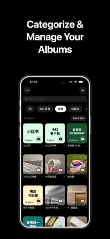 TidyCam - Album Camera iPhone screenshot