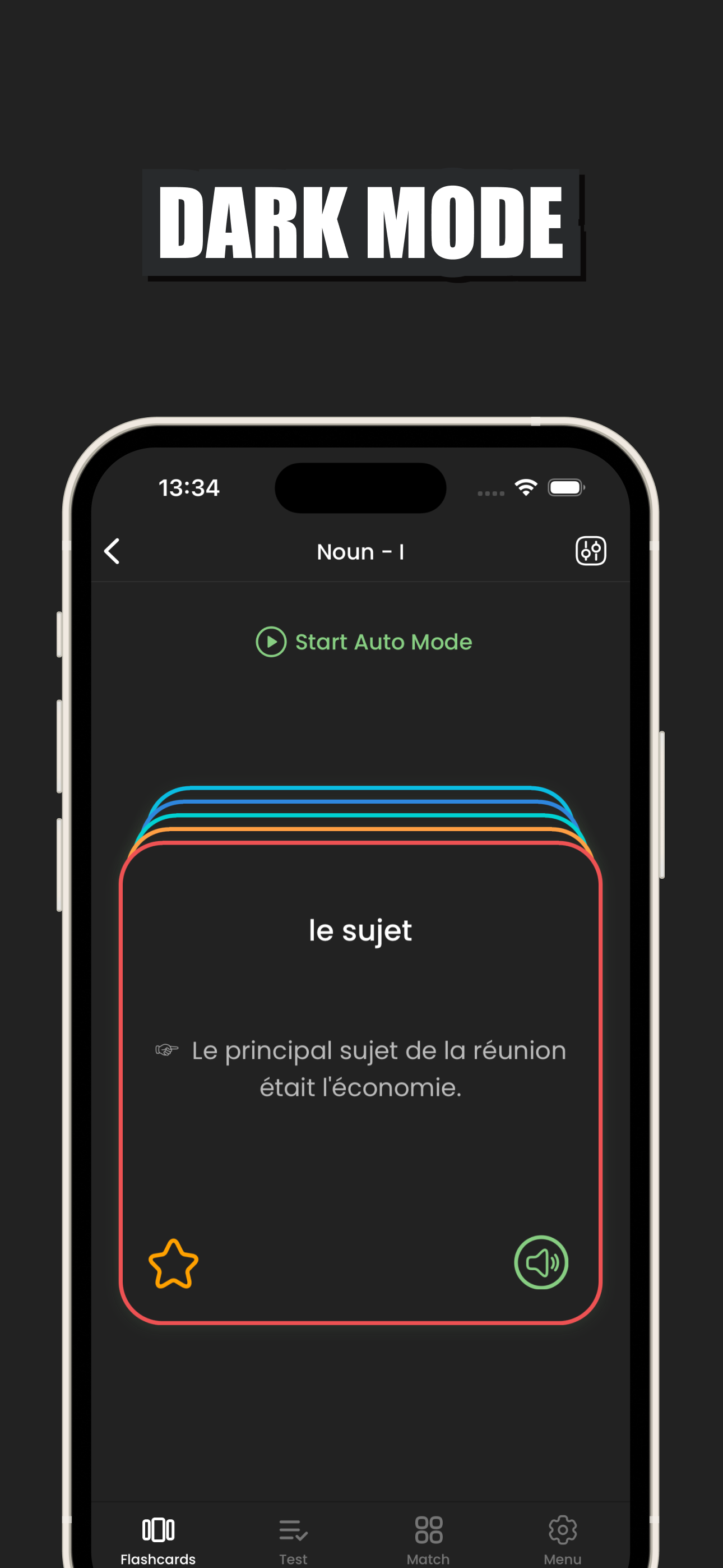 Spanish French Flashcards • screenshot 5
