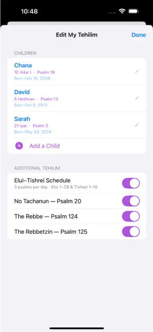 My Daily Tehilim screenshot 3