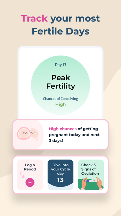 Fertility+ Ovulation Calendar Screenshot
