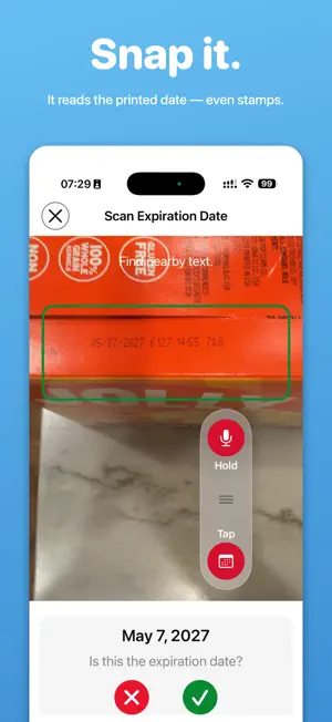 refrigerDATE screenshot 2