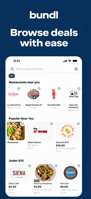 Bundl: Restaurant Deals screenshot 2