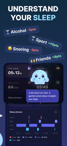 Luna: Sleep Tracker & Snoring Screenshot 2 of 7