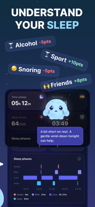Luna: Sleep Tracker & Snoring Screenshot 2 of 7