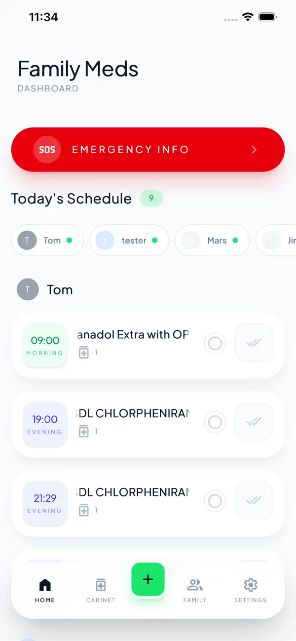 Screenshot #3 pour Family MedsManager