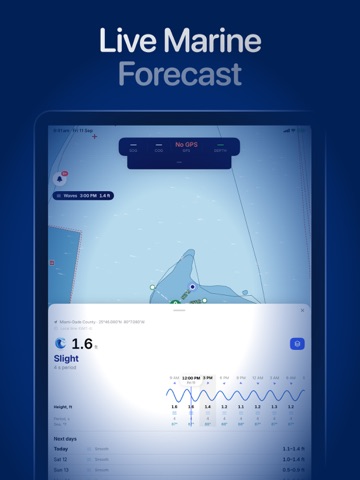 Helm Boating: GPS, Chart & Map iPad screenshot