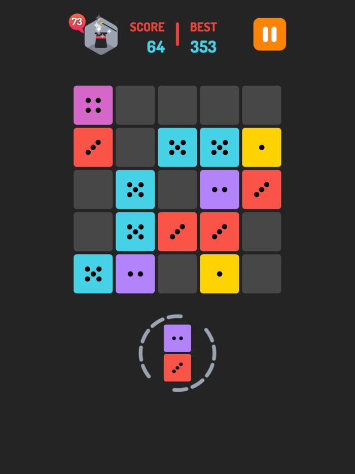 DomiMerge Hexa Puzzle