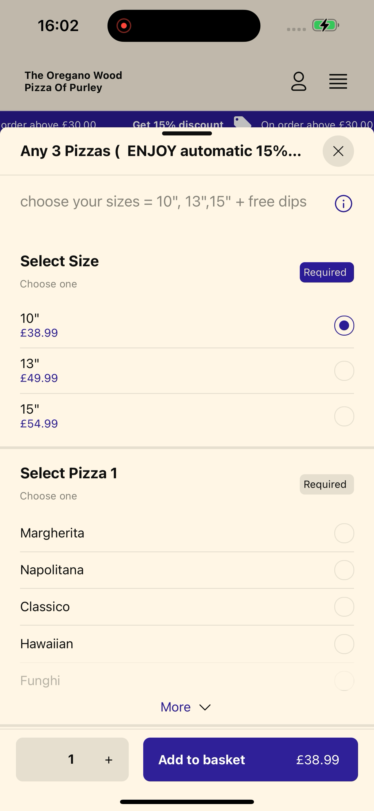 The Oregano Wood Pizza Purley screenshot 7