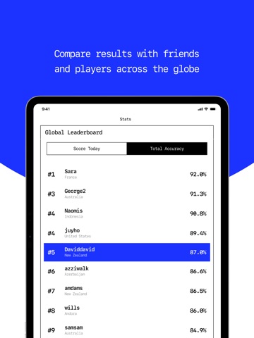 Atlas: Daily Geography Quiz iPad screenshot