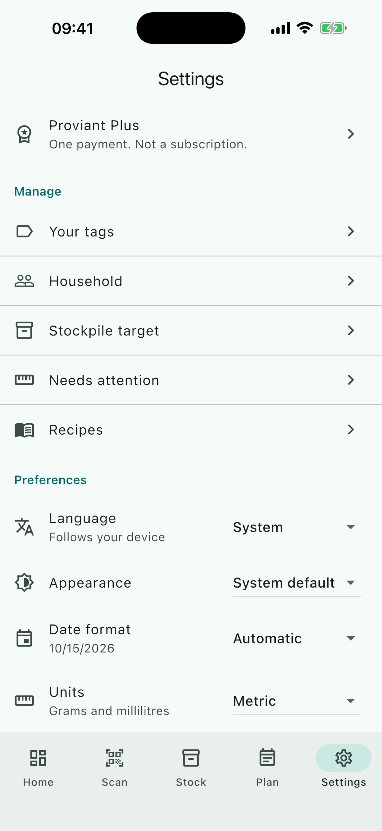 Screenshot 4 of Proviant: Food Inventory
