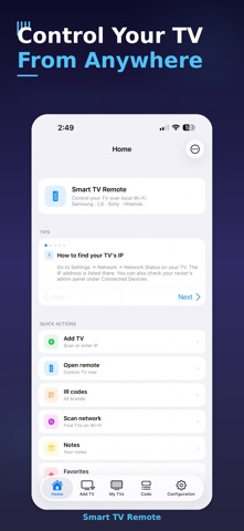 Smart TV Remote IP WIFI PRO Screenshot 1 of 9