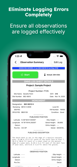 GNSS Log App Screenshot 7 of 8